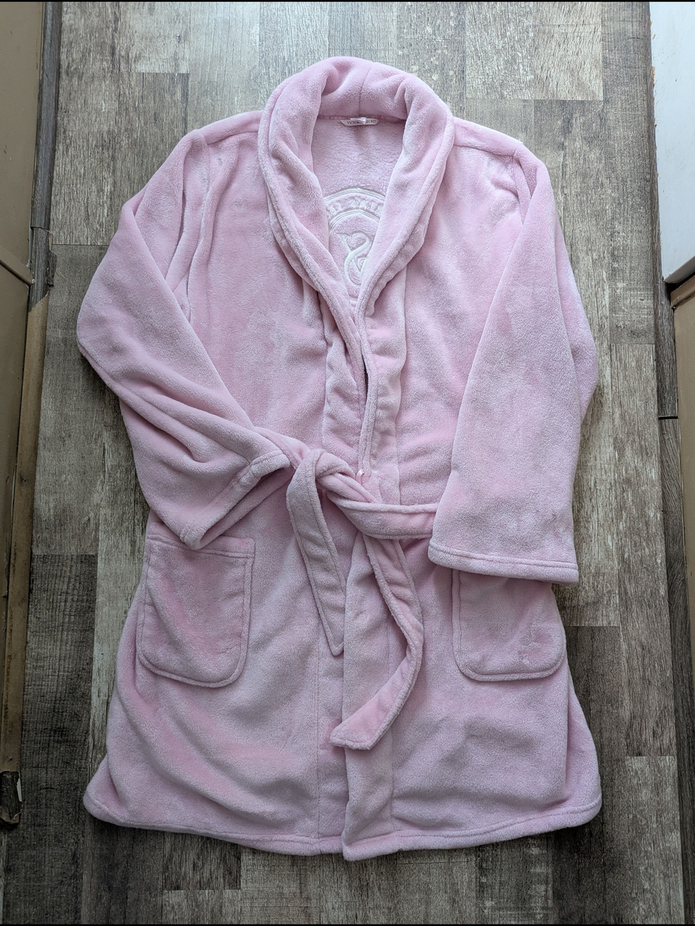Victoria's Secret Light Pink Plush Robe